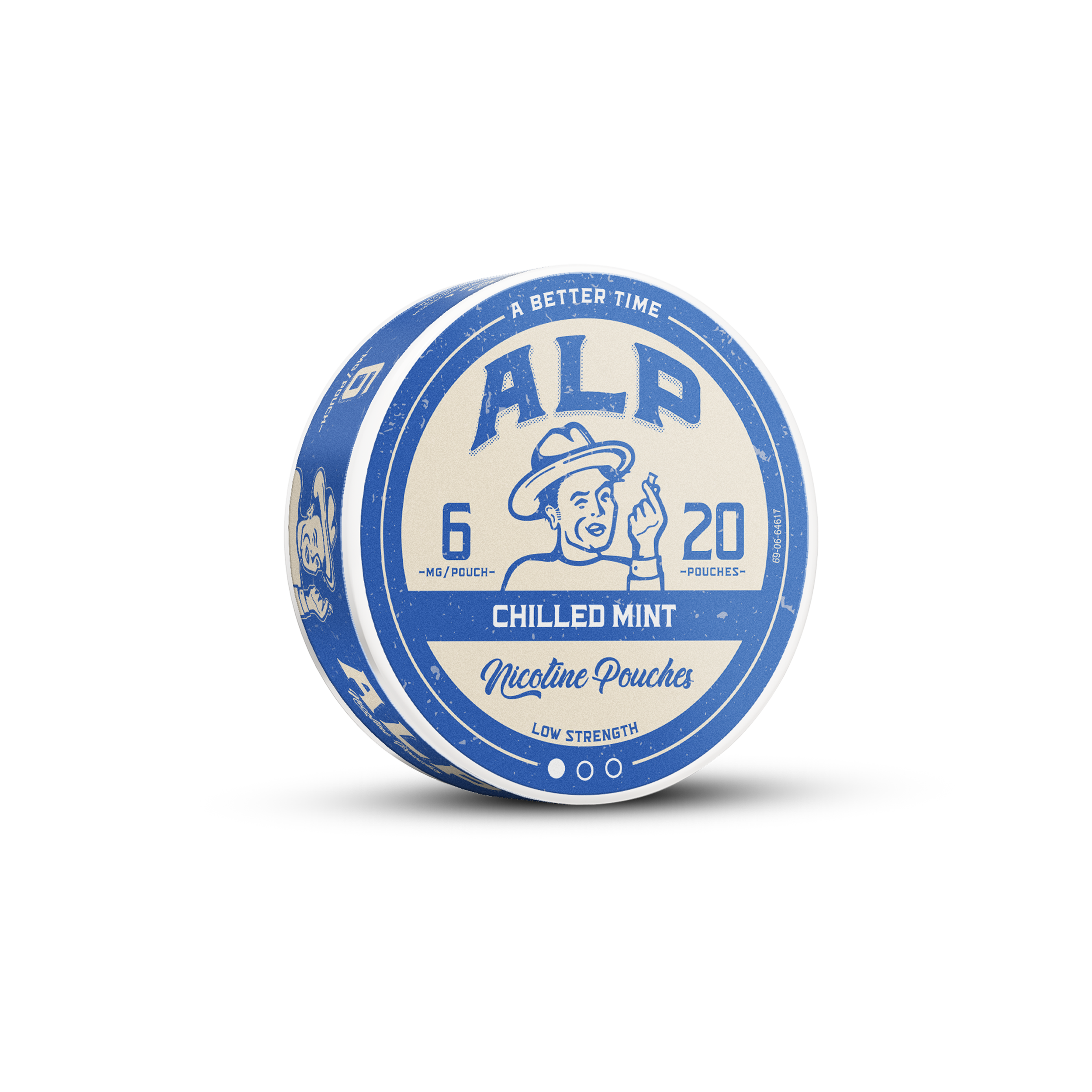ALP Chilled Mint nicotine pouches 6mg tin