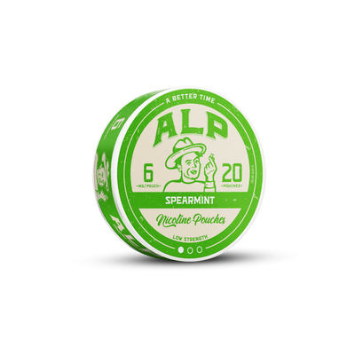 ALP Spearmint nicotine pouches 6mg tin