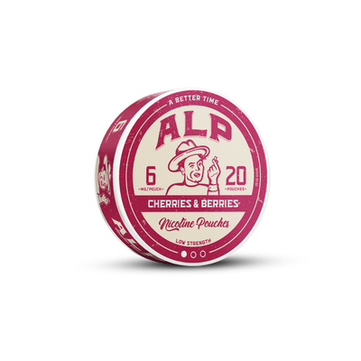 ALP Cherries & Berries nicotine pouches 6mg tin