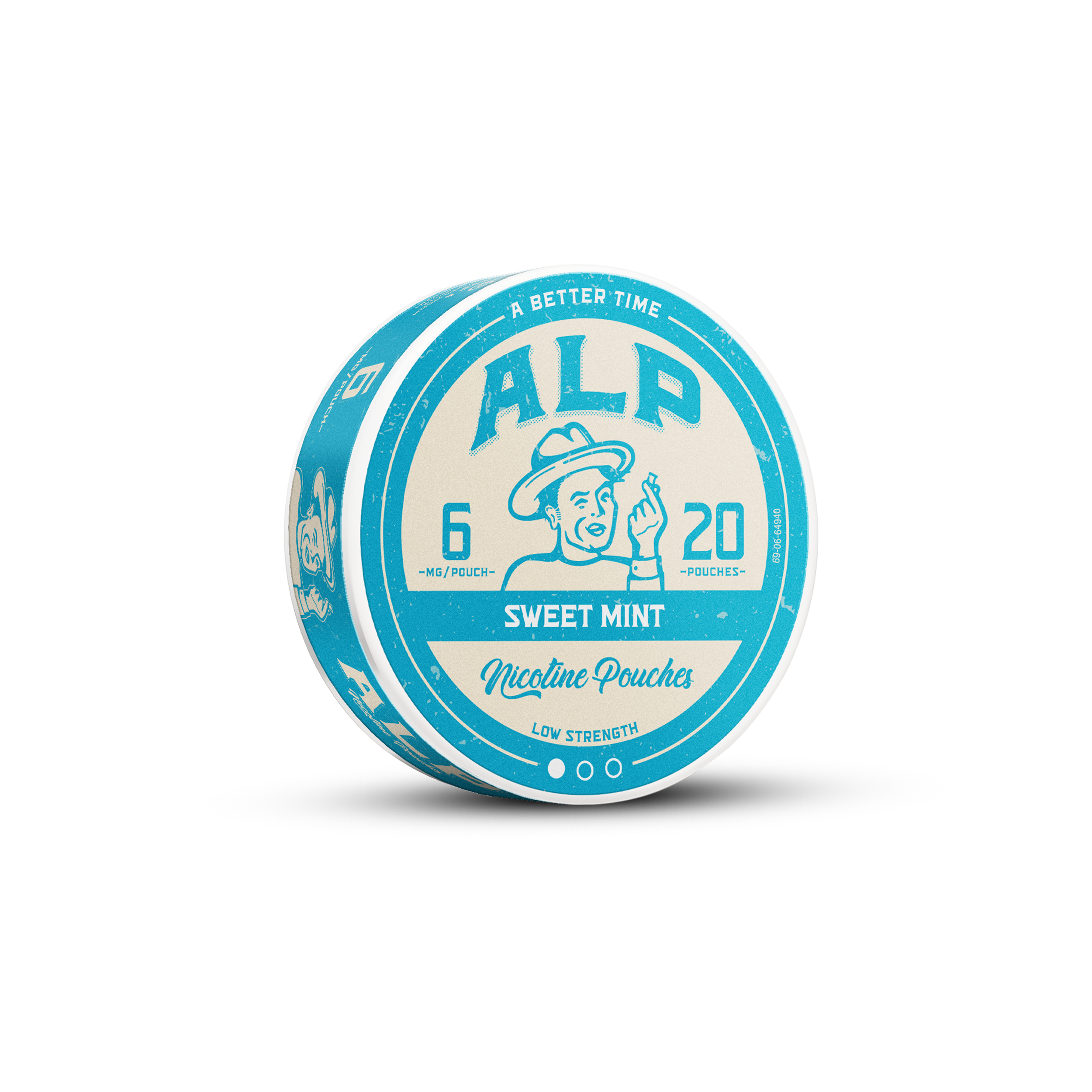 ALP Sweet Mint nicotine pouches 6mg tin